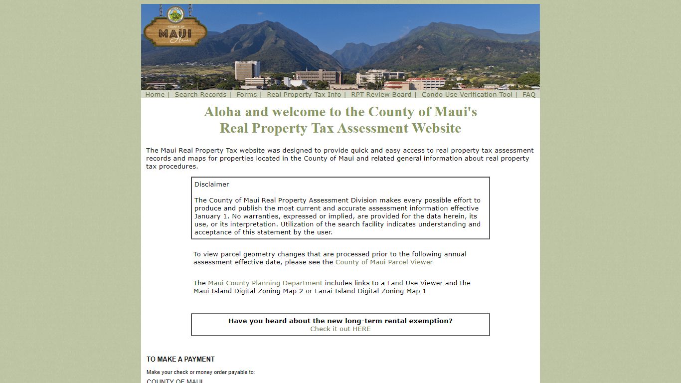 Maui County Real Property Assessment Division - Schneider Geospatial